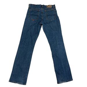 Vtg Quiksilver Baggy Jeans SZ 31 x 32 90s Blue Straight Leg Skater Surfer Mens